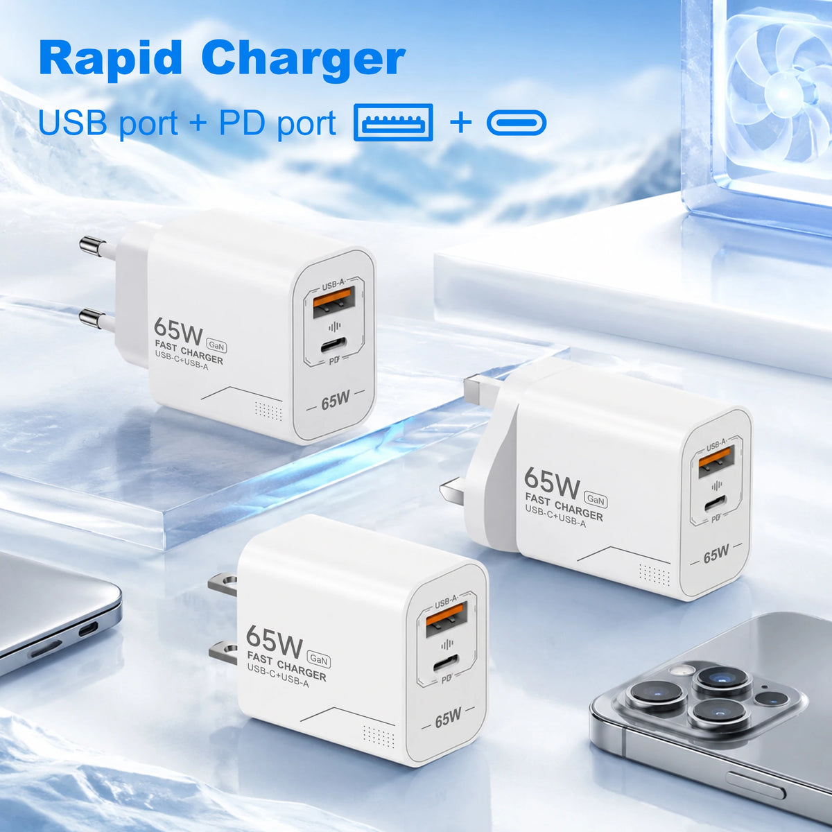 65W USB C Charger