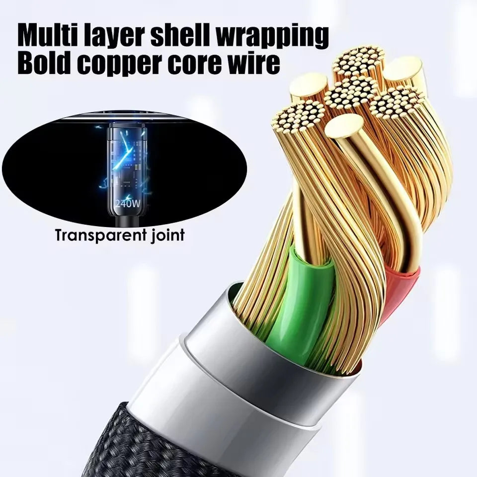 240W USB Type C Cable