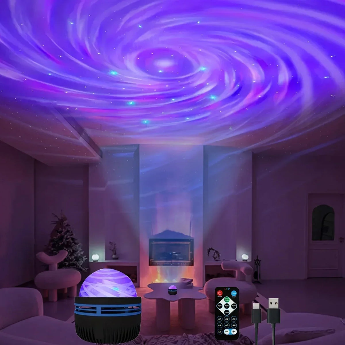 LED Galaxy Projector