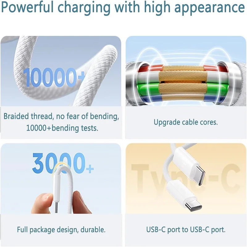 60W USB-C Charger Cable