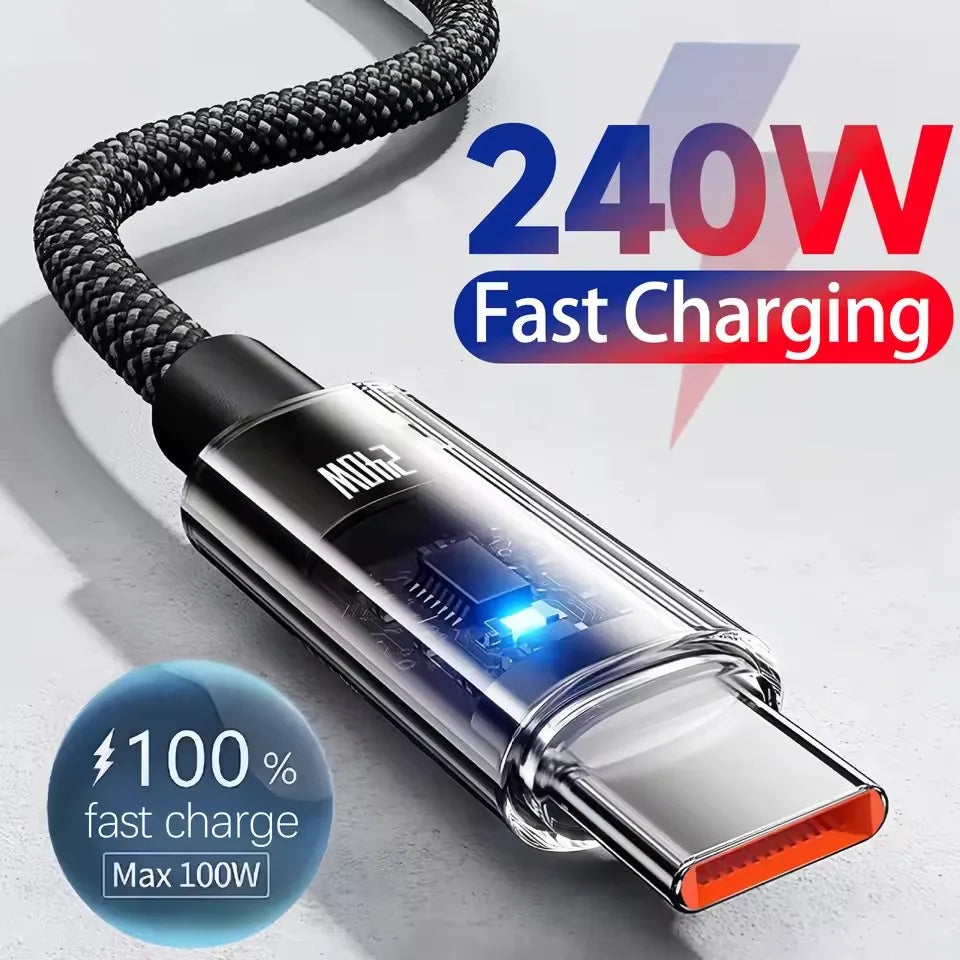 240W USB Type C Cable