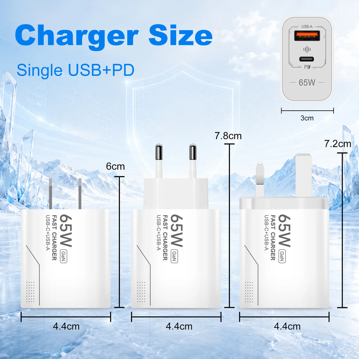 65W USB C Charger