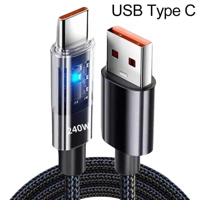 240W USB Type C Cable